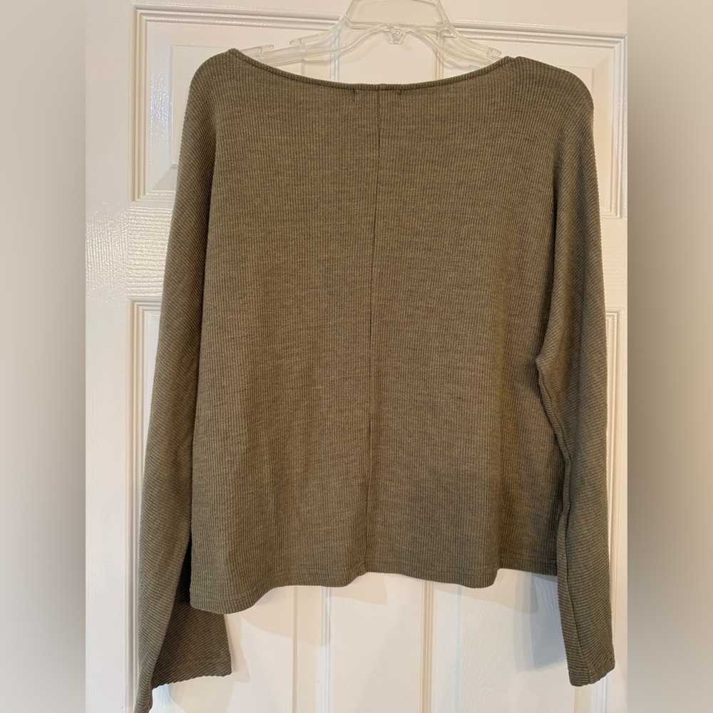 Mod Ref Dolman Sleeve Ribbed Sweatshirt - Picture 2 of 4